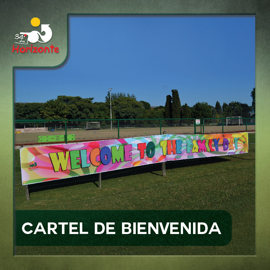 CARTEL DE BIENVENIDA