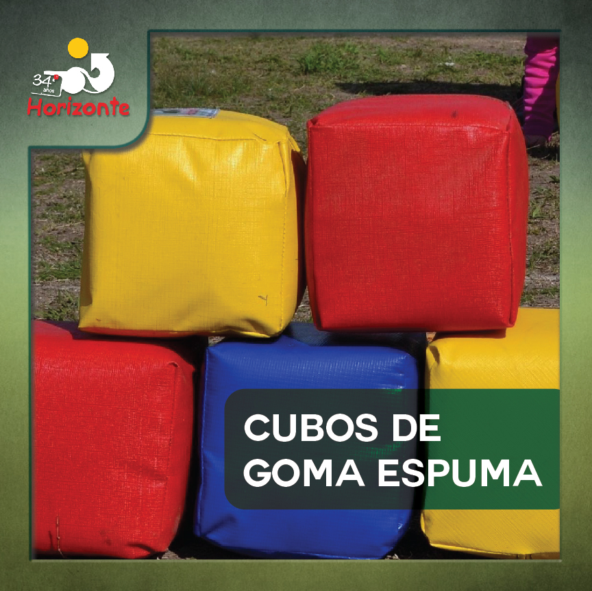 CUBOS GOMA ESPUMA